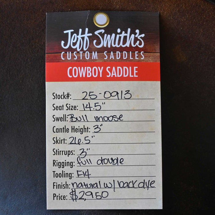 14.5" USED JEFF SMITH COWBOY SADDLE