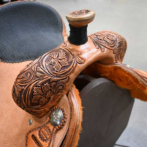 14" TESKEY'S ROPING SADDLE Saddles TESKEY'S SADDLERY LLC