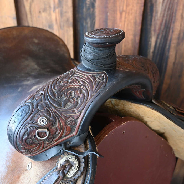 14.5" USED JEFF SMITH COWBOY SADDLE