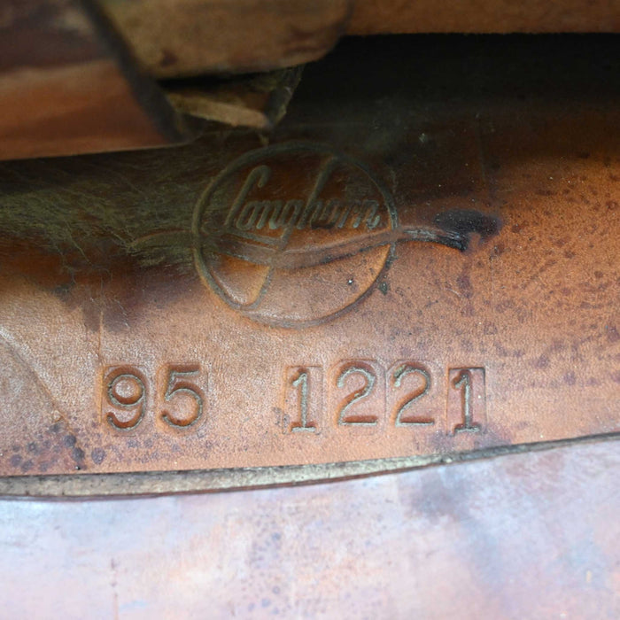 15" USED BILLY COOK TEAM ROPING SADDLE