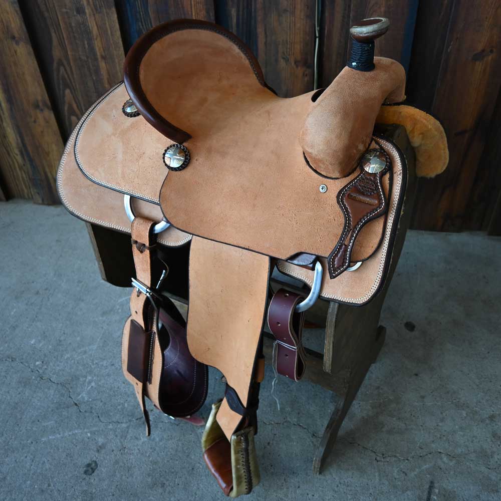 15" TESKEY'S ROPING SADDLE Saddles TESKEY'S SADDLERY LLC   