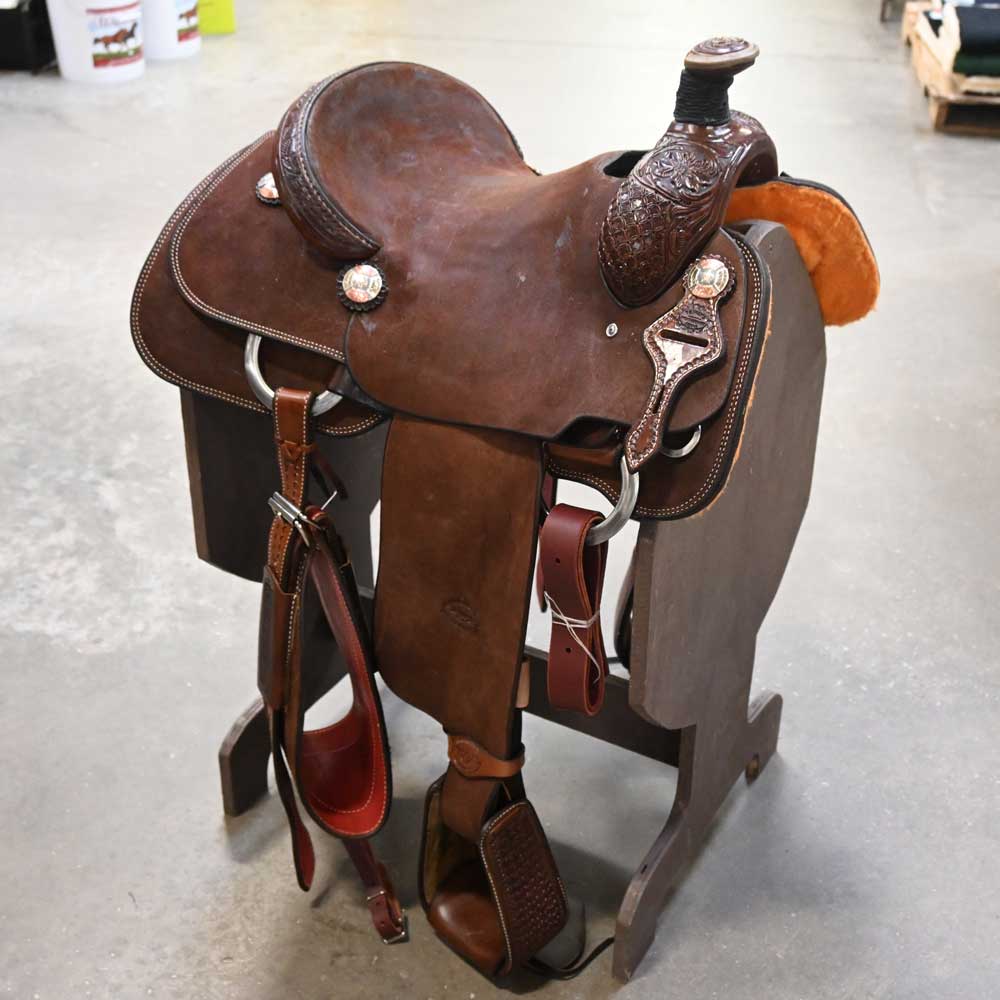 14.5" TESKEY'S ROPING SADDLE Saddles Teskey's Saddlery