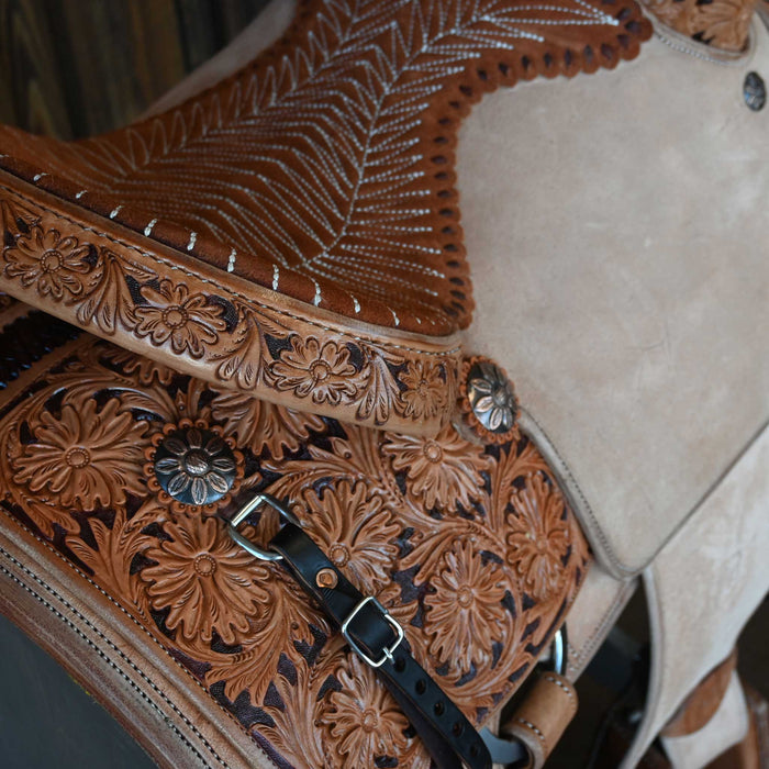 14.5" SEVEN TEAM ROPING SADDLE