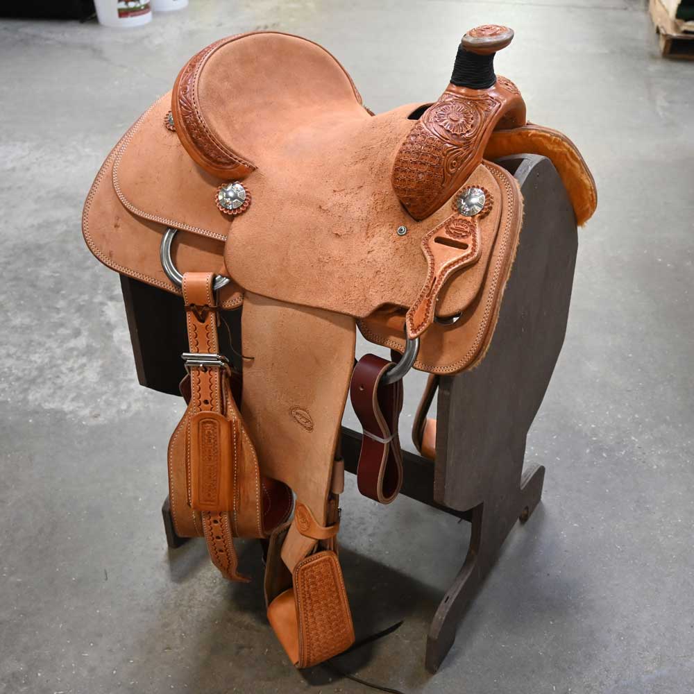 14" TESKEY'S ROPING SADDLE Saddles Teskey's Saddlery