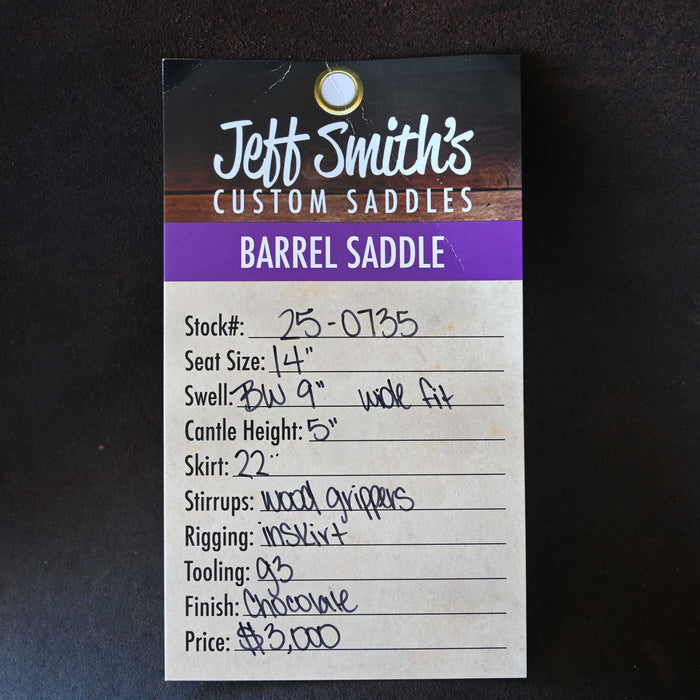 14" USED JEFF SMITH BARREL SADDLE