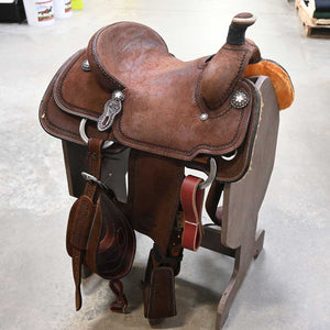 14.5" PATRICK SMITH ROPING SADDLE Saddles Patrick Smith