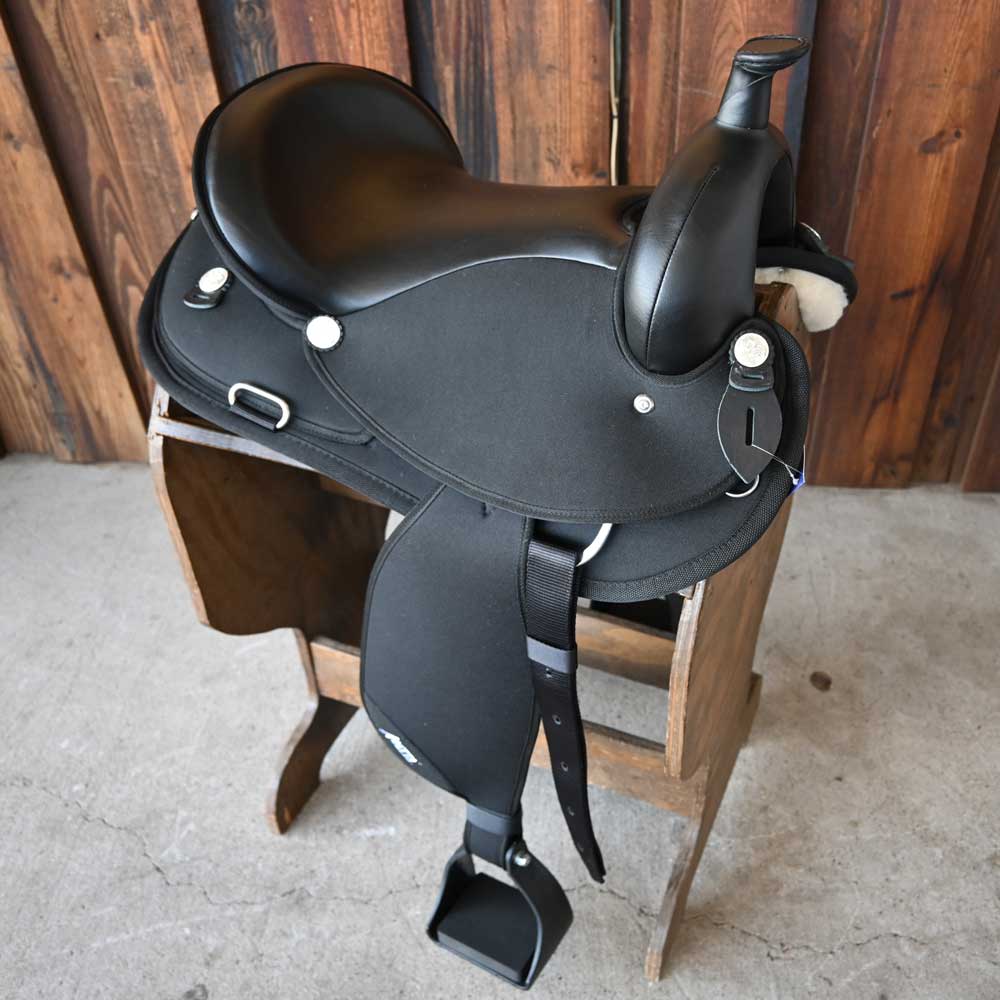 16" ABETTA GAITED COMFORT TRAIL SADDLE Saddles Abetta saddle co   