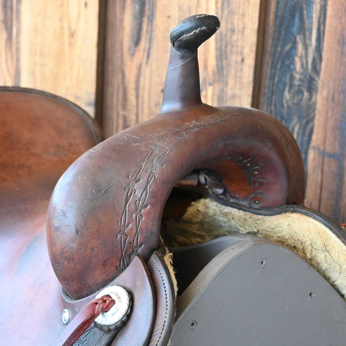 16" USED ROO HIDE CUTTING SADDLE