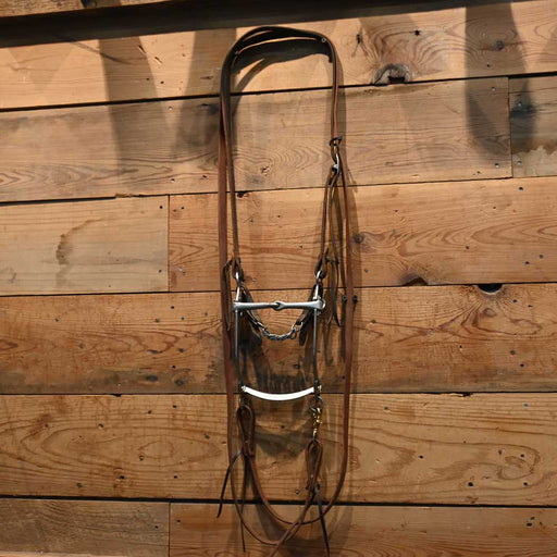 Bridle Rig - Sliester Shanked Snaffle Bit SBR419 Sale Barn Sliester   