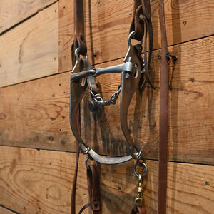 Bridle Rig - Sliester Shanked Snaffle Bit SBR419 Sale Barn Sliester   