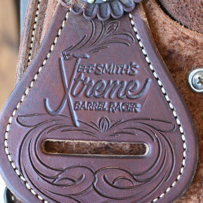 14" USED JEFF SMTIH XTREME BARREL SADDLE Saddles - Used Jeff Smith