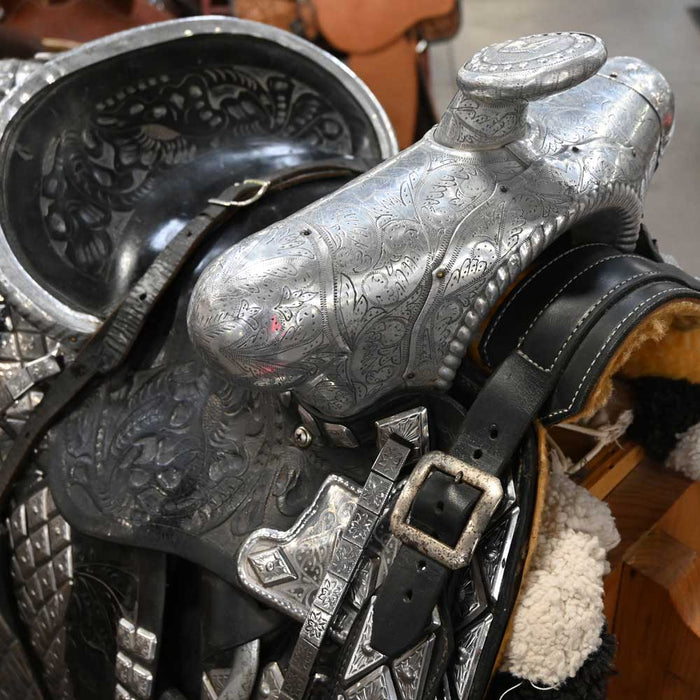 Edward H. Bohlin Silver Mounted Parade Saddle Collectibles Edward H. Bohlin