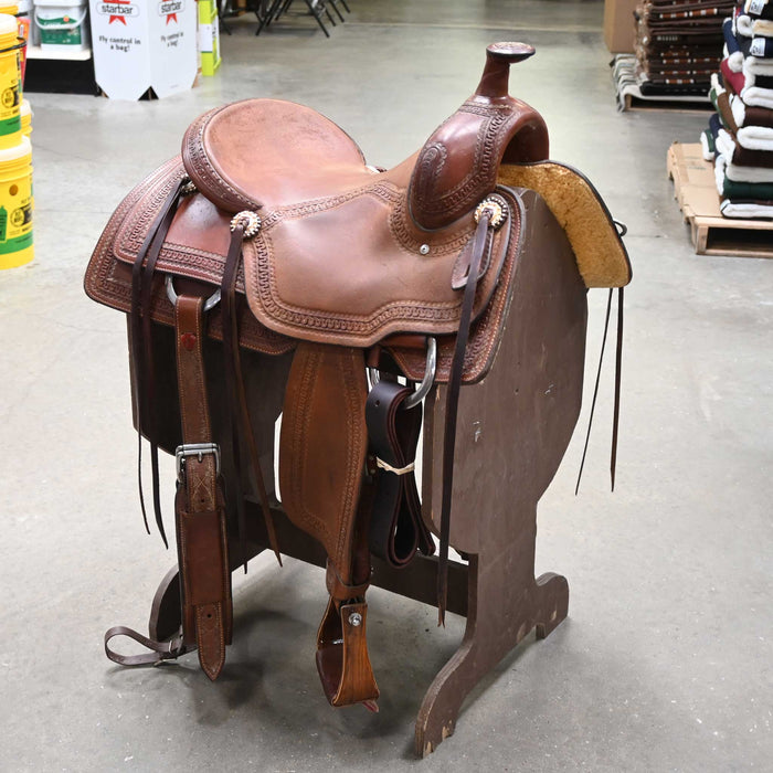 16" USED MARTIN RANCH CUTTER SADDLE