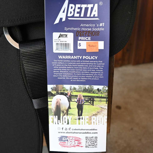 15" ABETTA SUBLIME COMFORT SADDLE Saddles - New Abetta Saddle Co