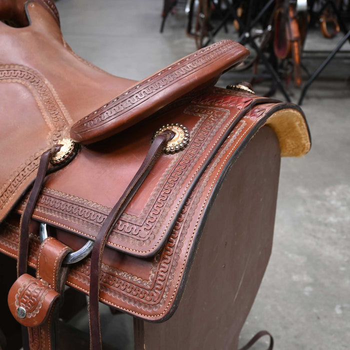 16" USED MARTIN RANCH CUTTER SADDLE