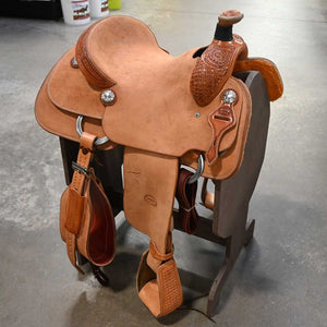 14.5" TESKEY'S ROPING SADDLE Saddles TESKEY'S SADDLERY LLC