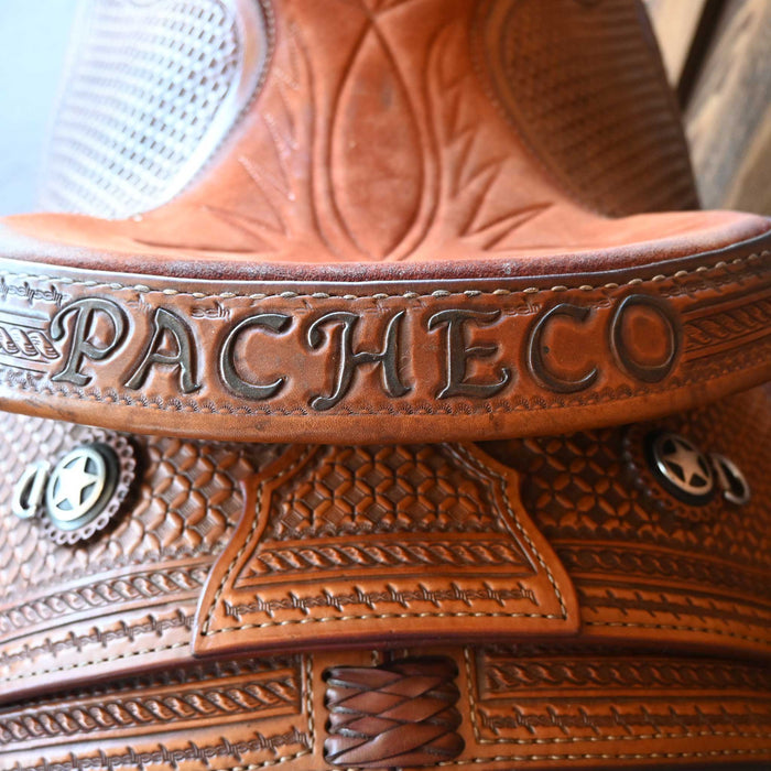 14.5" USED TODD JEYS TEAM ROPING SADDLE
