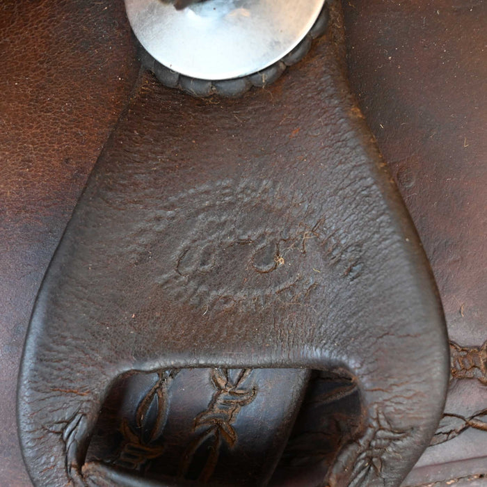 16.5" USED ROOHIDE RANCH SADDLE