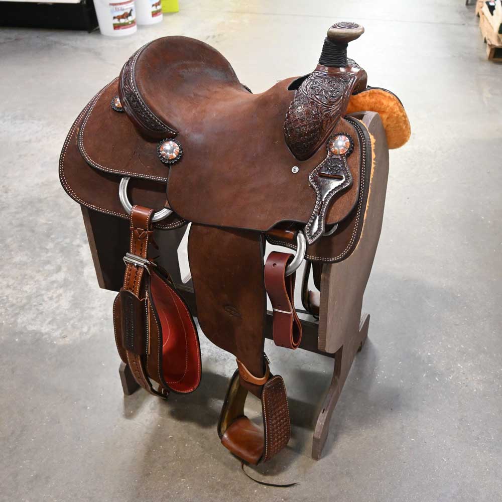 14" TESKEY'S ROPING SADDLE Saddles Teskey's Saddlery