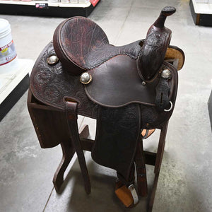 13" USED ALLEN'S BARREL SADDLE Saddles Allen's Saddlery   