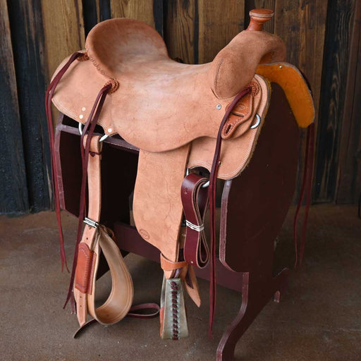 17" TESKEY'S STRIP DOWN RANCH SADDLE Saddles - New Teskey's Saddlery