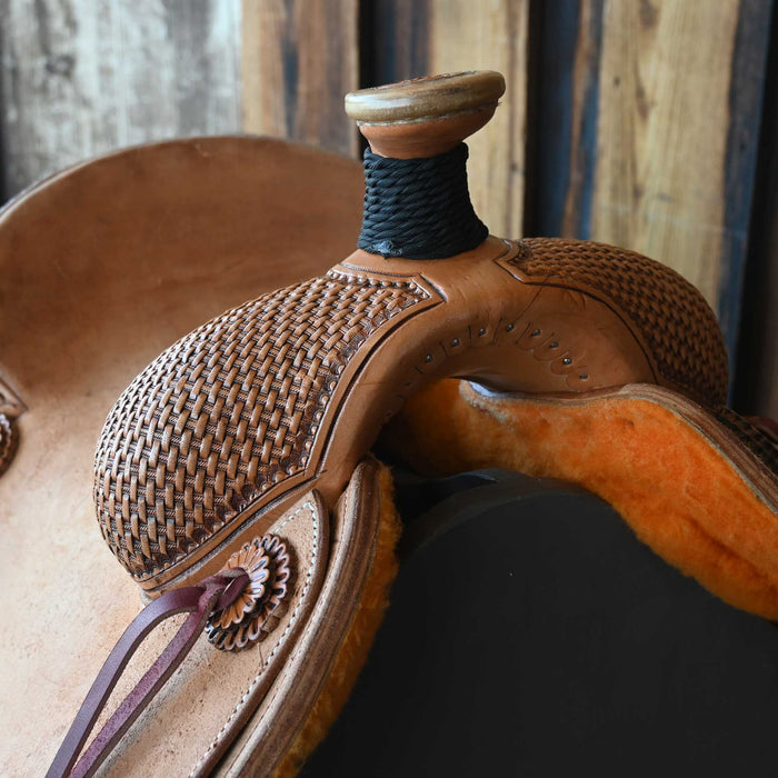 14.5" TESKEY'S TEAM ROPING SADDLE