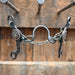 Paul Petska Ported Chain Bit w/ Gold Cross Concho Tack - Bits Paul Petska