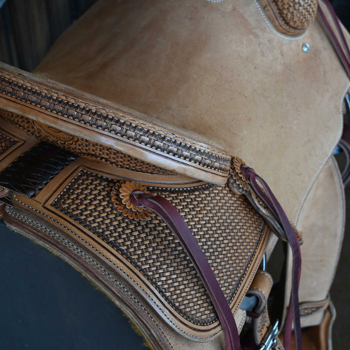 14.5" TESKEY'S TEAM ROPING SADDLE