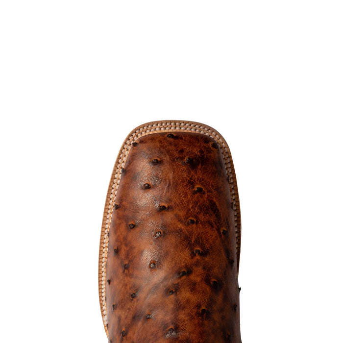 R. Watson Men's Cutter Toe Brass Full Quill Western Boot