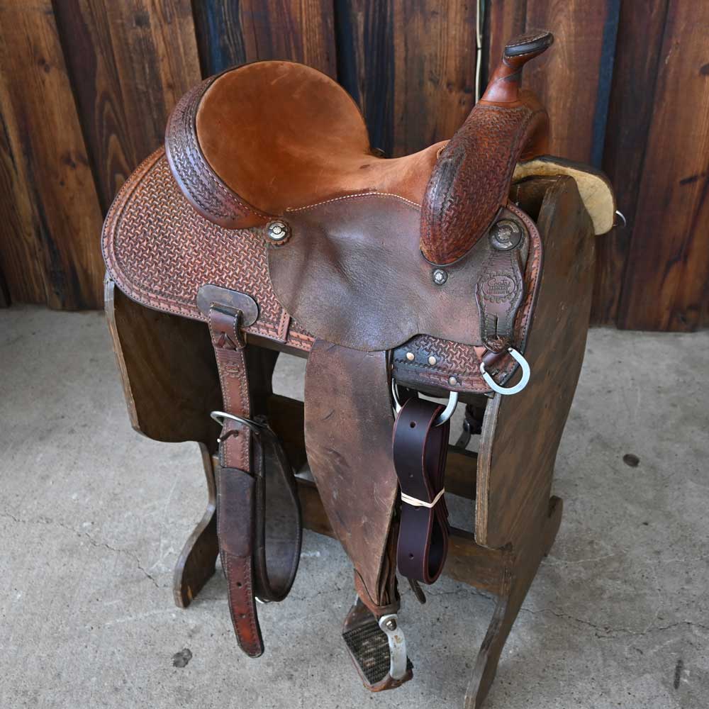 14" USED COATS BARREL SADDLE Saddles Coats Saddlery   