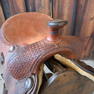 14" USED COATS BARREL SADDLE Saddles Coats Saddlery   