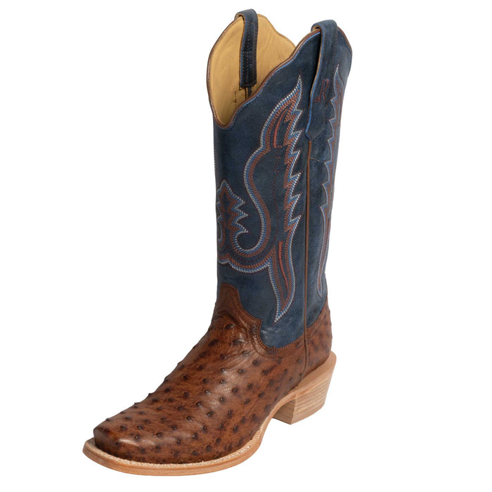 R. Watson Women's Brass Full Quill Midnight Western Boot