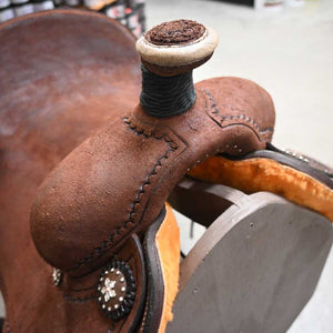 14.5" PATRICK SMITH ROPING SADDLE Saddles Patrick Smith