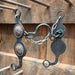 Paul Petska Ported Chain Bit w/ Copper Arrows Conchos Tack - Bits Paul Petska