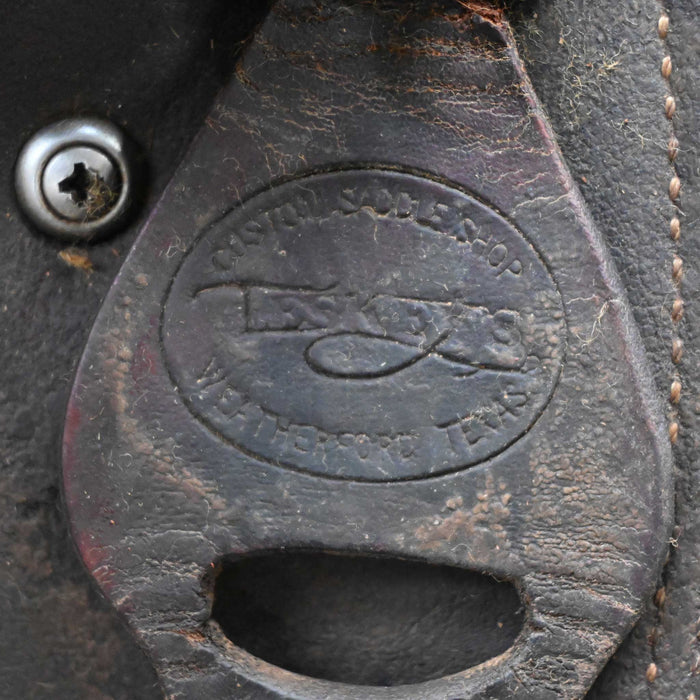 13.5" USED TESKEY'S POST HORN SADDLE