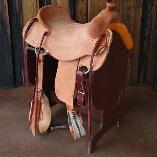 17" TESKEY'S STRIP DOWN RANCH SADDLE Saddles - New Teskey's Saddlery