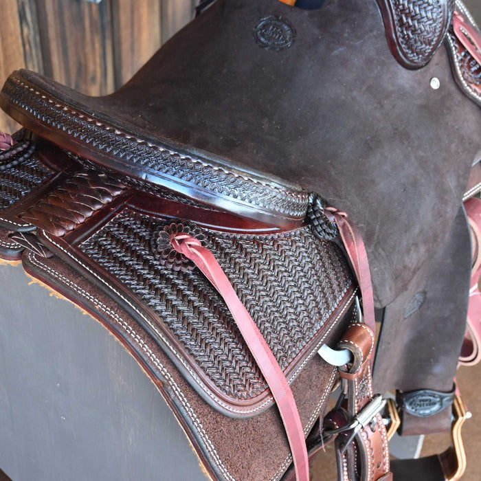 14.5" TESKEY'S PRO RANCH CUTTING SADDLE