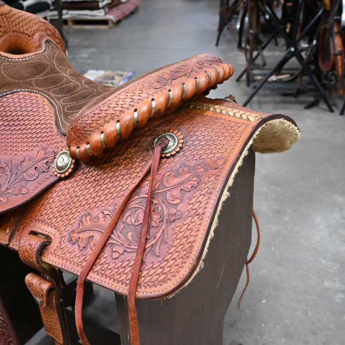 15" USED PRICE McLAUCHLIN BARREL SADDLE