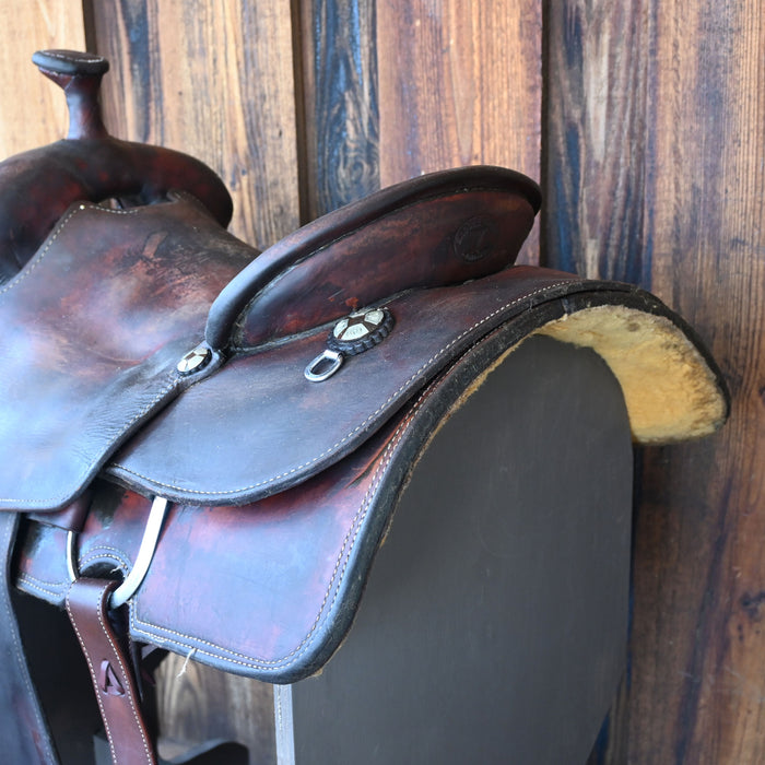 16" USED TWISTER RANCH SADDLE Saddles - Used Twister Saddle Shop