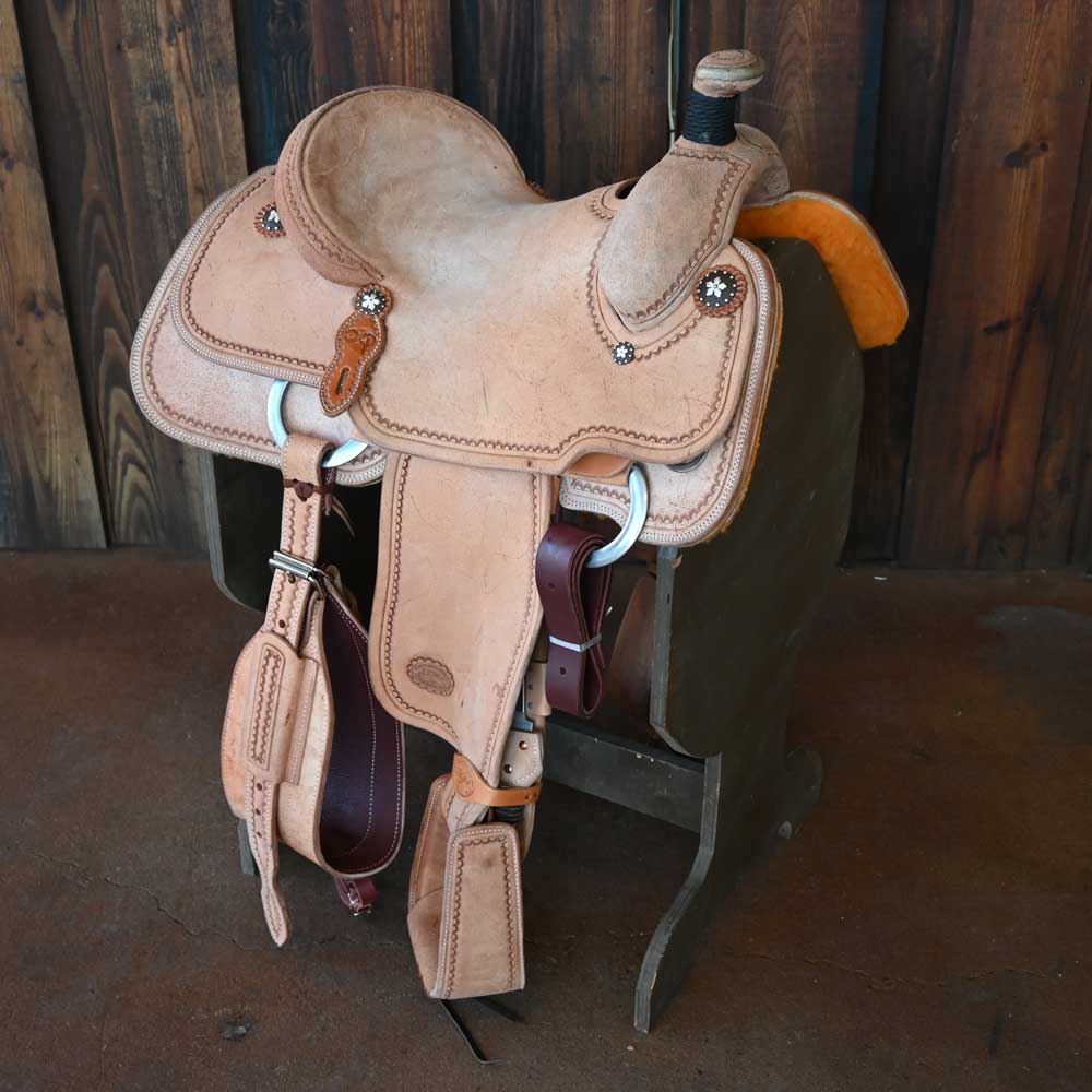 14.5" PATRICK SMITH ROPING SADDLE Saddles Patrick Smith