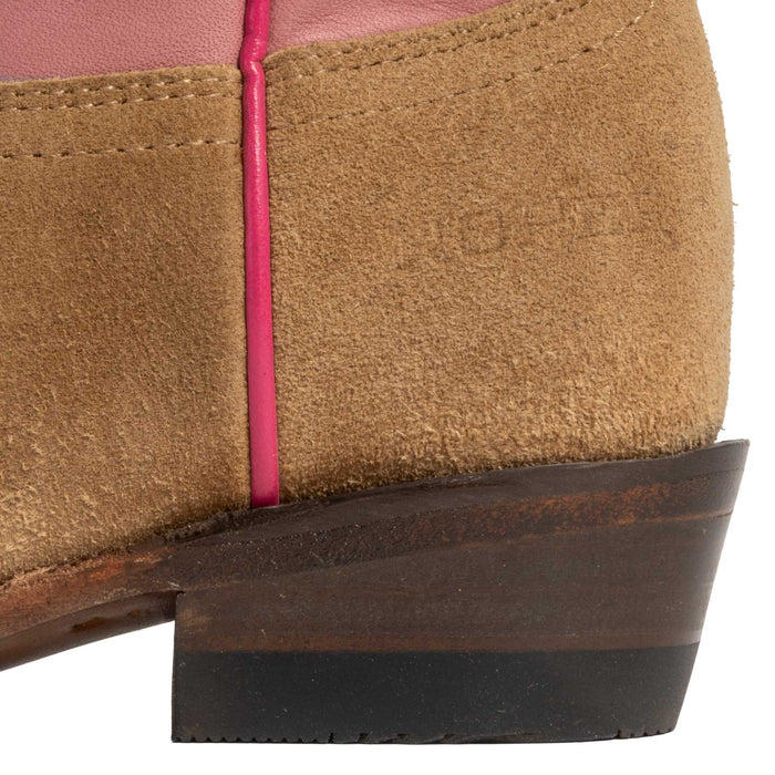 Roper Girl's Cutter Toe Pink Leather Brands Western Boot