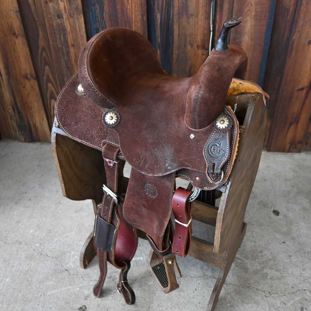 13" USED JEFF SMITH C3 BARREL SADDLE Saddles Jeff Smith   