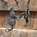 Paul Petska Washer Ported Chain Bit w/Floral Copper Conchos Tack - Bits Paul Petska