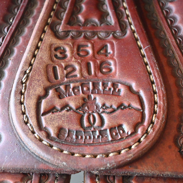 15" USED McCALL POST HORN SADDLE Saddles - Used McCall Saddle Co.