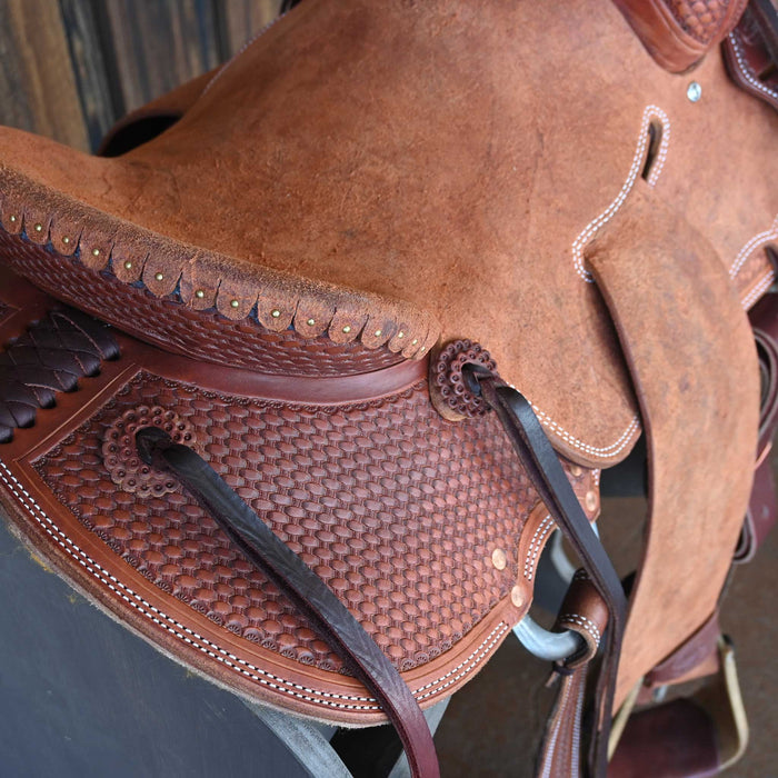 15" TESKEY'S STRIP DOWN RANCH SADDLE
