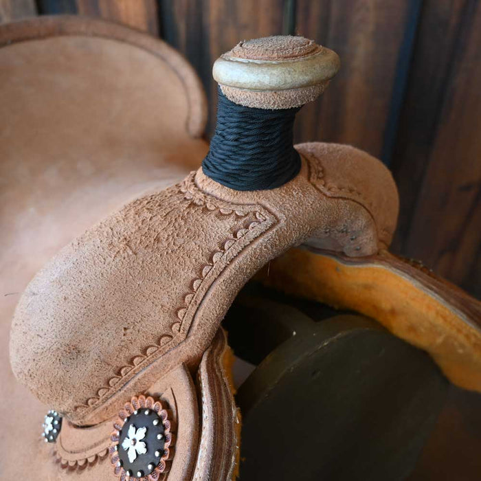15.5" PATRICK SMITH TEAM ROPING SADDLE Saddles - New Patrick Smith