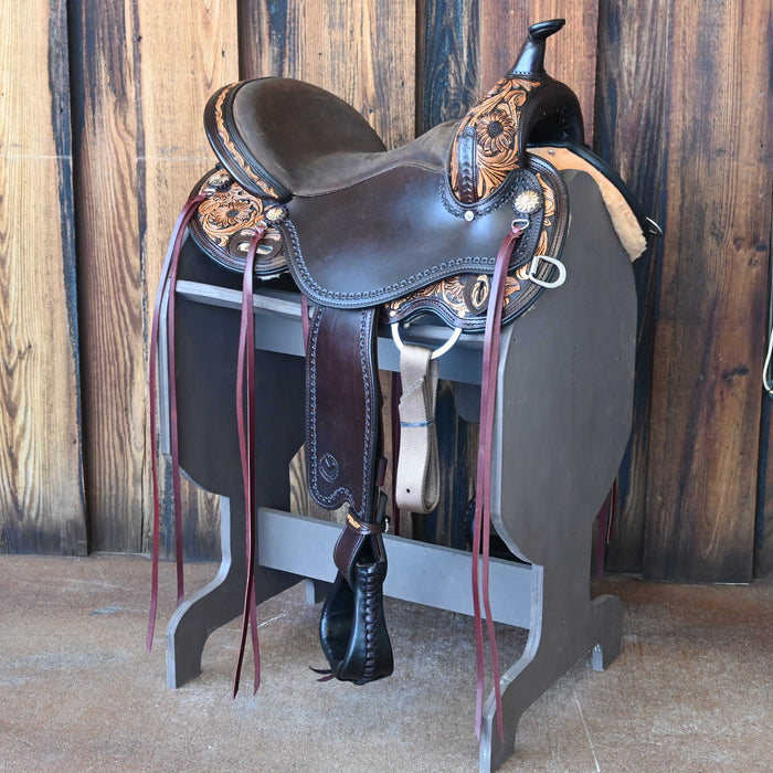 16" CIRCLE Y SUNFLOWER FLEX2 TRAIL SADDLE