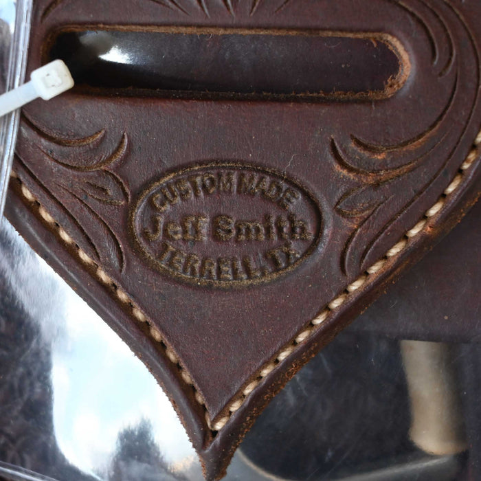 16" USED JEFF SMITH BEAU GALYEAN CUTTING SADDLE