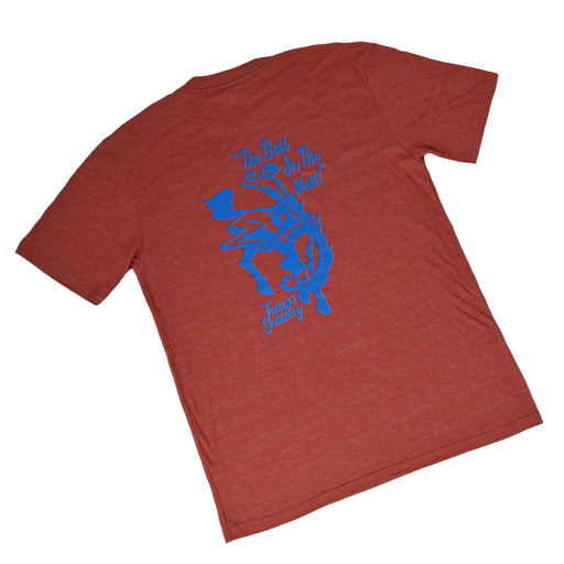 Teskey's Retro Best In The West Tee - Chili TESKEY'S GEAR - SS T-Shirts Teskey's