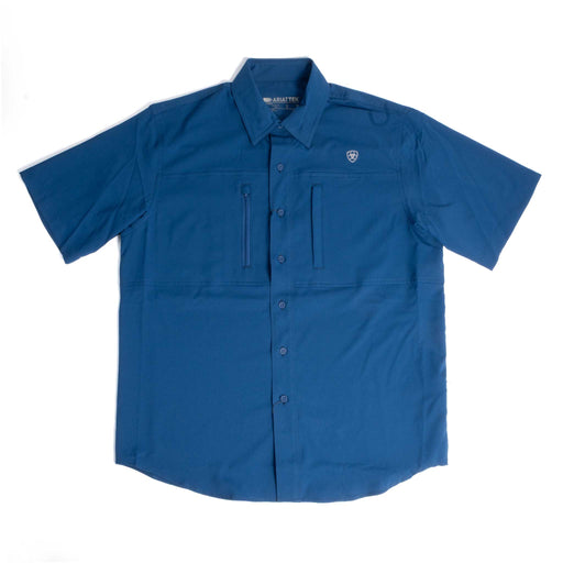 Ariat Men's VentTek Blue Quartz Button Down Shirt MEN - Clothing - Shirts - Short Sleeve Ariat Clothing